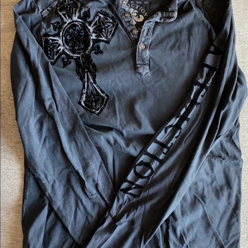 Long sleeve affliction shirt